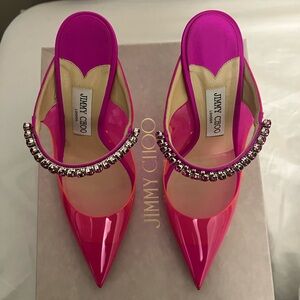 Jimmy Choo Hot Pink Bing 100